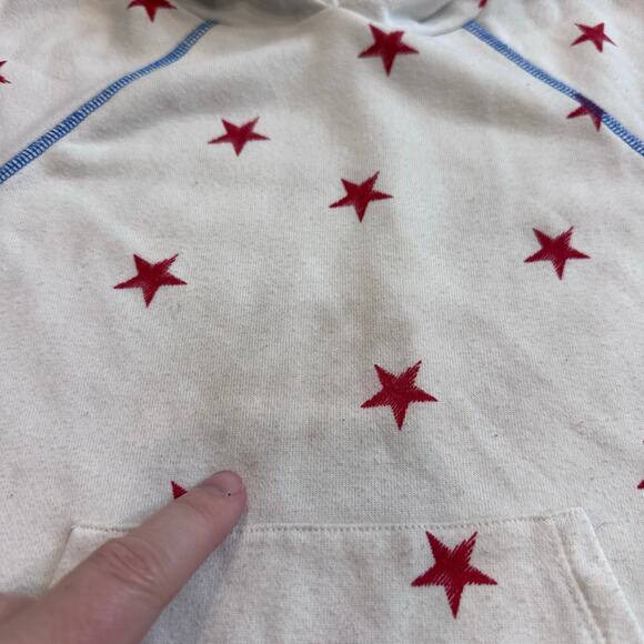 Maurice's Evsie Americana Star Hooded Sweatshirt - Small - Picture 2 of 3